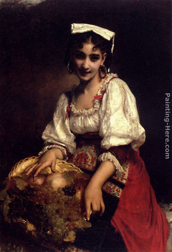 Etienne Adolphe Piot An Italian Beauty